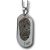 Dog Tag Stahlanhänger mit Fingerabdruck