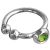 Nasen Clip aus Silber mit Stein