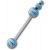 PMFK Barbell mit Titan Aufschraubdesigns 1.6mm Stä