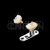 Dermal Anchor Aufsatz 14 Karat Kristall oval
