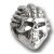Schraubaufsatz für Labret oder Barbell Totenkopf