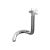 Gebogener Standard Nasenstecker 0,8mm Stern