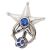 Piercing in Piercing mit Swarovskisteinen