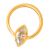 18 Karat Gold Nipple Piercing Ring Raute
