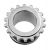 Ohrtunnel im Zahnrad Design 3.0 bis 12.0mm Stärke