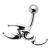 Bauchnabelpiercing mit Skorpion Design