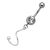 Bauchnabelstecker mit Spiraldesign