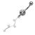 Bauchnabelstecker mit Spiraldesign