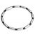 Armband aus Kautschuk und Stahl, 2 Längen