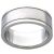 Fingerring aus Chirurgenstahl - schmale Streifen