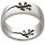 Fingerring aus Chirurgenstahl mit gelasertem Salamander