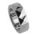 Ring aus Wolfram mit Pyramiden Design