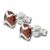 Ohrstecker mit 7mm Multicolor-Kristall