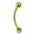 Mini Bananen aus farbigem Titanium 1,2mm