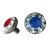 Dermal Anchor Aufsatz mit Kristallen