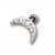 Ohrpiercing mit Mond Design