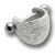 TIP Ohrschmuck Barbell  1.2x6mm mit 925 Sterling S