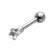 Ohrpiercing mit einem Swarovski Kristall