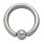 Titanium BCR mit Klemmkugel 2.0mm