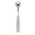 Bauchnabelbanane mit Zirkonien - ABC-Design  - I