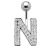 Bauchnabelbanane mit Zirkonien - ABC-Design  - N