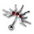 Bauchnabelpiercing mit Tattoo Design