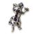 Upper Belly Shield Chain Salamander mit Strasskette