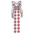Upper Belly Shield Chain Eule mit Strassketten