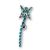 Upper Belly Shield Chain Schmetterling mit Strassketten
