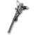 Upper Belly Shield Chain Engel mit Strasskette