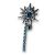 Upper Belly Shield Chain Sonne mit Strassketten