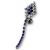Upper Belly Shield Chain Raute mit Strassketten
