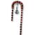 Upper Belly Shield Chain mit Strassketten und Swarovski