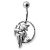 Bauchnabelstecker mit Hexendesign