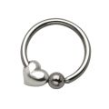316L BCR 1.2x10mm mit Charm Herz