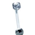 Nabelpiercing 1.6x12mm Kristall klar