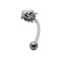 Nabelpiercing 1.6x12mm Drache