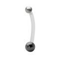 Nabelpiercing 1.6x12mm mit Silber-Spitze