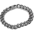 Breites Panzerarmband aus Edelstahl
