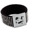 Armband siebenreihig mit Strass-Steinen