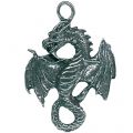 Kettenanhänger mit Drachen Design - fliegender Drache