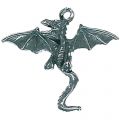 Kettenanhänger mit Drachen Design - fliegender Drache