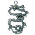 Kettenanhänger mit Drachen Design - Schlangen-Drache
