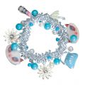 Bettelarmband French Kitty blau