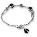 Armband mit Kristallen und Blüten