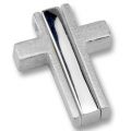 Kettenanhänger Kreuz dreiteilig Silber
