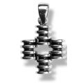 Kettenanhänger aus Sterling Silber mit Kreuzdesign
