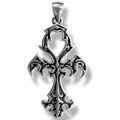 Kettenanhänger aus Sterling Silber mit Kreuzdesign