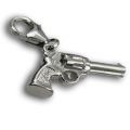 Anhänger Revolver für Armband oder Kette