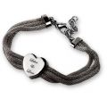 Armband mit Gravur aus Edelstahl, dreireihig